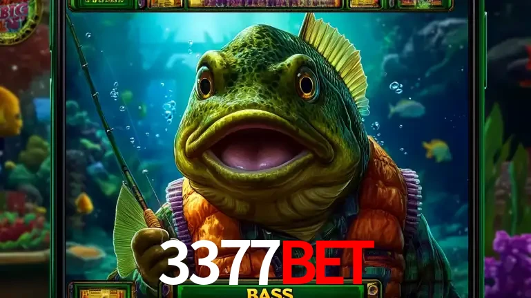 Personagem de peixe pescador do popular jogo de slot com tema de pescaria, uma das emocionantes opções de caça-níqueis para jogar e ganhar no cassino 3377bet.